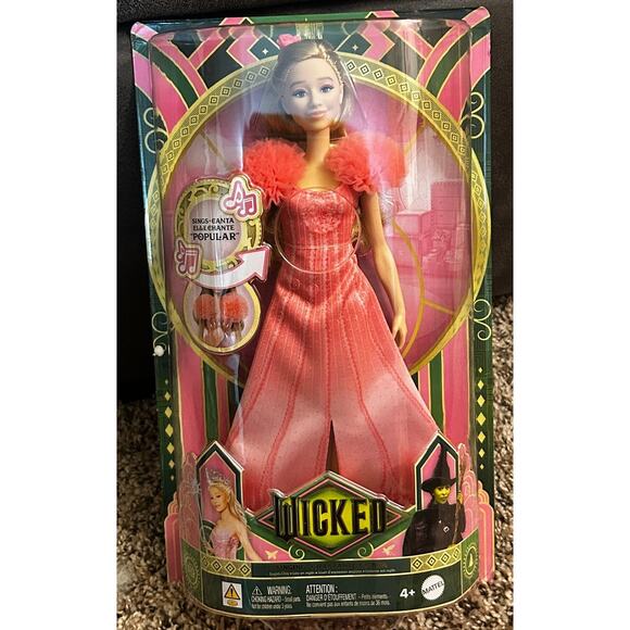 Wicked Deluxe Glenda Doll Sings and Talks Misprinted URL (NEW)